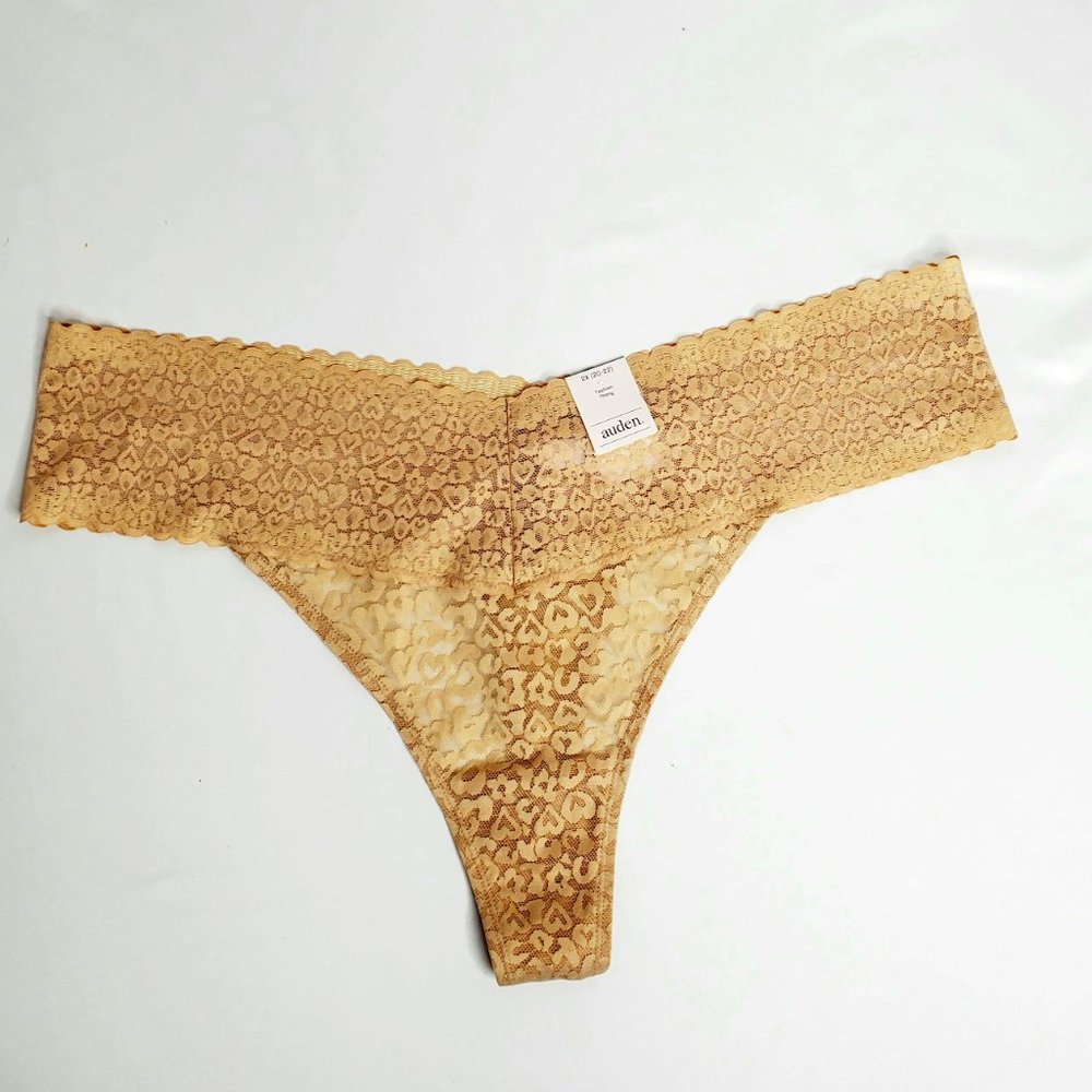 2 Auden All Over Lace Thongs - Picture 3 of 4